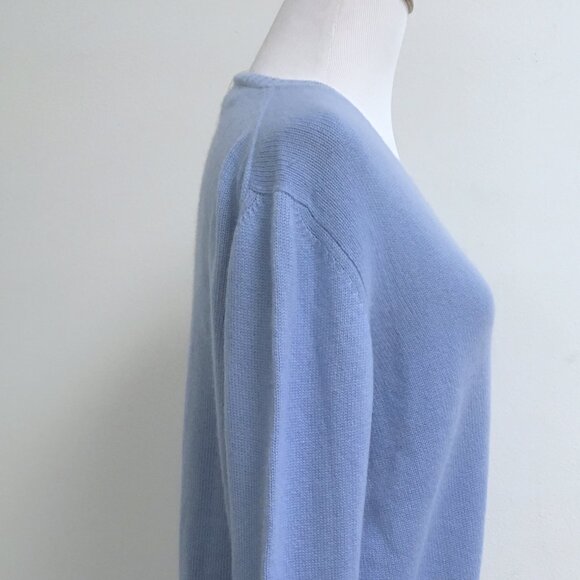 Malo Cashmere Sweater v neck i44 made in Italy - Picture 4 of 7